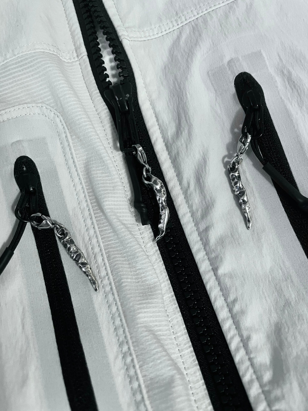 3 piece zipper charm set